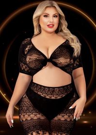 2 Piece Crop Top and Skirt Set  Queen Size