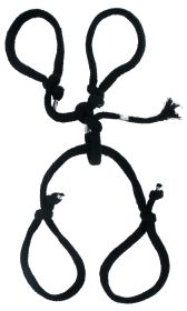 Fetish Fantasy Series  Silk Rope Hog Tie