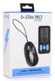 E Stim Pro Silicone Vibrating Egg With Remote Control