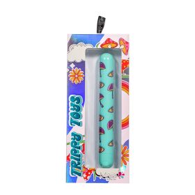 Lucy Mushroom Pattern Rechargeable X Long Bullet  Blue